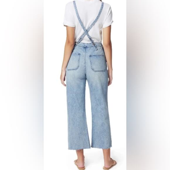 Anthropologie Joe’s Jeans Wide Leg Denim Bib Overalls. size small - Picture 9 of 9